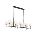 Kichler - 52503BK - Ten Light Linear Chandelier - Ali - Black from Lighting & Bulbs Unlimited in Charlotte, NC