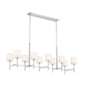 Kichler - 52503PN - Ten Light Linear Chandelier - Ali - Polished Nickel from Lighting & Bulbs Unlimited in Charlotte, NC
