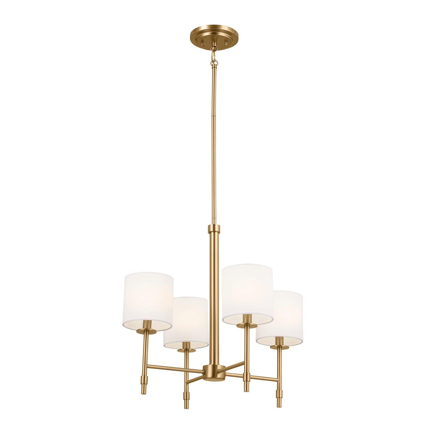 Kichler - 52504BNB - Four Light Mini Chandelier - Ali - Brushed Natural Brass from Lighting & Bulbs Unlimited in Charlotte, NC