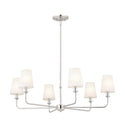 Kichler - 52516PN - Six Light Chandelier - Pallas - Polished Nickel from Lighting & Bulbs Unlimited in Charlotte, NC