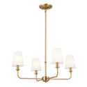 Kichler - 52520BNB - Four Light Mini Chandelier - Pallas - Brushed Natural Brass from Lighting & Bulbs Unlimited in Charlotte, NC