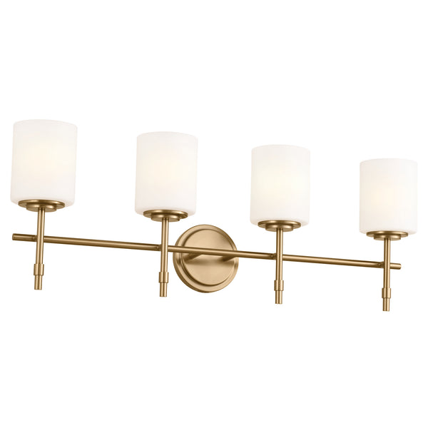 Kichler - 55143BNB - Four Light Bath - Ali - Brushed Natural Brass from Lighting & Bulbs Unlimited in Charlotte, NC