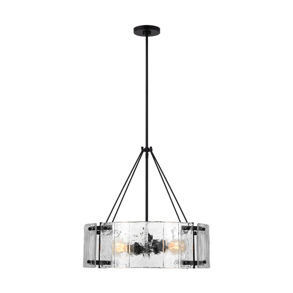 Visual Comfort Studio - AP1234AI - Four Light Chandelier - Calvert - Aged Iron from Lighting & Bulbs Unlimited in Charlotte, NC