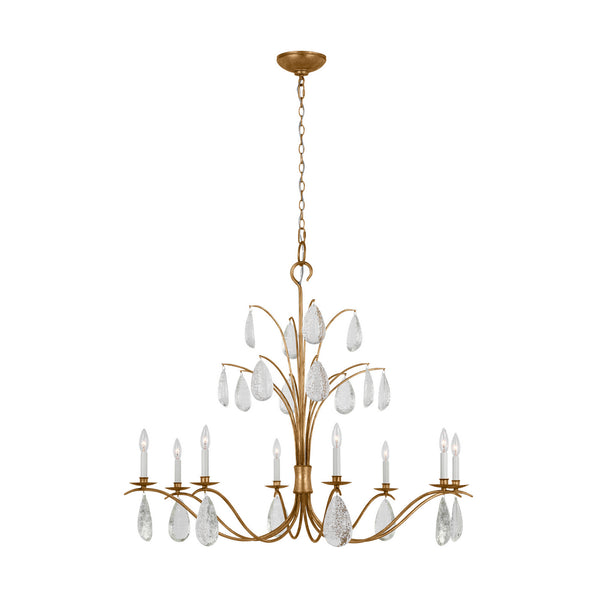 Visual Comfort Studio - CC1598ADB - Eight Light Chandelier - Shannon - Antique Gild from Lighting & Bulbs Unlimited in Charlotte, NC