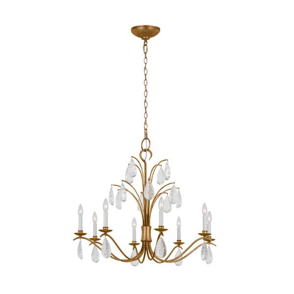 Visual Comfort Studio - CC1608ADB - Eight Light Chandelier - Shannon - Antique Gild from Lighting & Bulbs Unlimited in Charlotte, NC