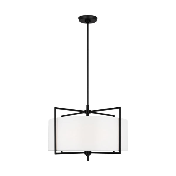 Visual Comfort Studio - CP1394AI - Four Light Pendant - Perno - Aged Iron from Lighting & Bulbs Unlimited in Charlotte, NC