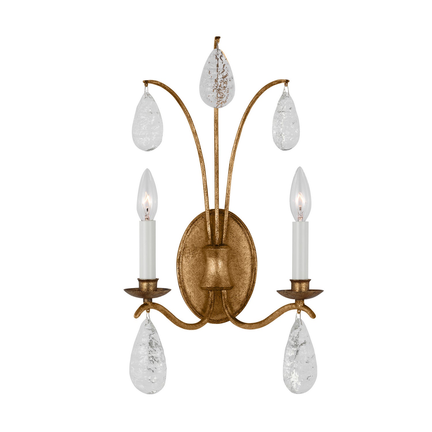 Visual Comfort Studio - CW1292ADB - Two Light Wall Sconce - Shannon - Antique Gild from Lighting & Bulbs Unlimited in Charlotte, NC
