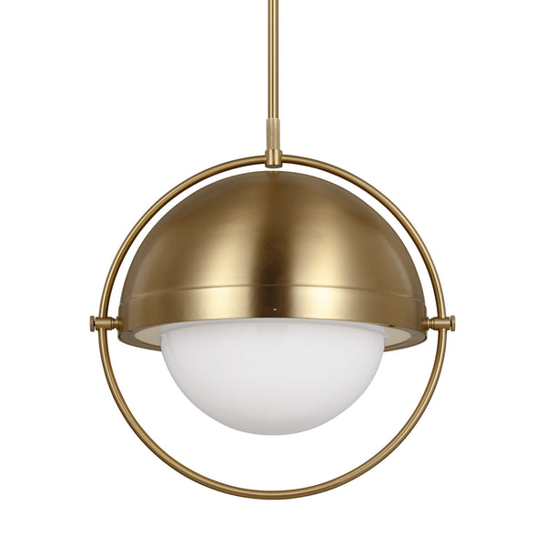 Visual Comfort Studio - TP1111BBS - One Light Pendant - Bacall - Burnished Brass from Lighting & Bulbs Unlimited in Charlotte, NC