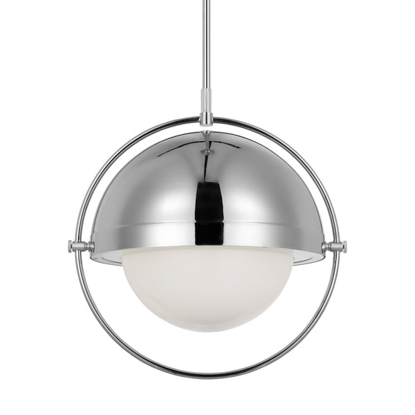 Visual Comfort Studio - TP1111PN - One Light Pendant - Bacall - Polished Nickel from Lighting & Bulbs Unlimited in Charlotte, NC