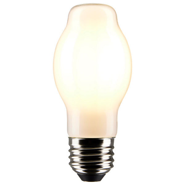 5 Watt BT15 LED, White, Medium base, 90 CRI, 4000K, 120 Volt Light Bulb by Satco (40W Equivalent)