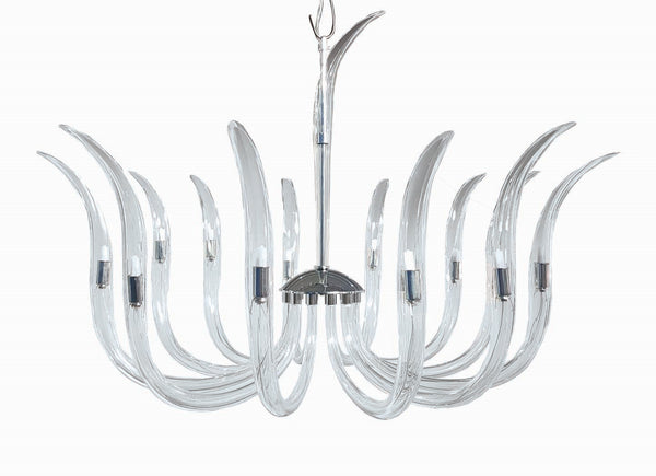 Metropolitan - N9314 - 14 Light Chandelier - Cisne - Polished Nickel from Lighting & Bulbs Unlimited in Charlotte, NC
