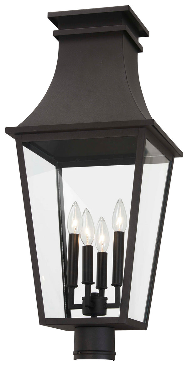 Minka-Lavery - 7996-66 - Four Light Outdoor Post Mount - Gloucester - Sand Coal from Lighting & Bulbs Unlimited in Charlotte, NC
