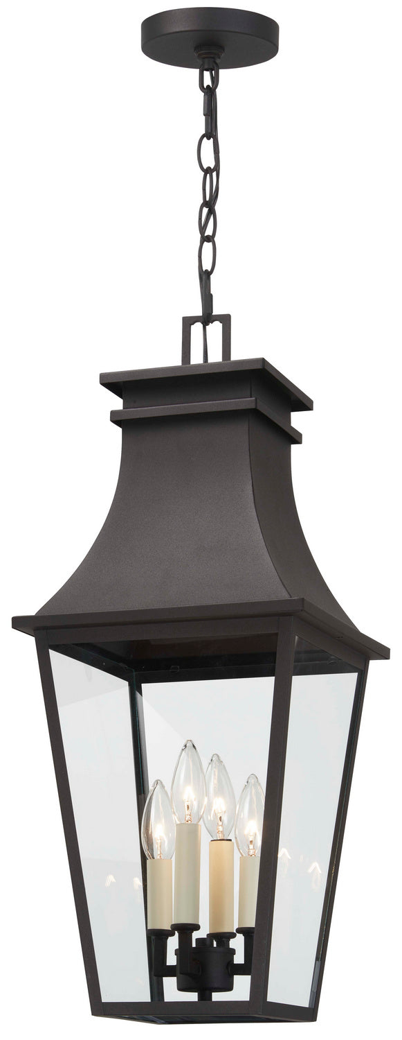 Minka-Lavery - 7998-66 - Four Light Outdoor Chain Hung - Gloucester - Sand Coal from Lighting & Bulbs Unlimited in Charlotte, NC