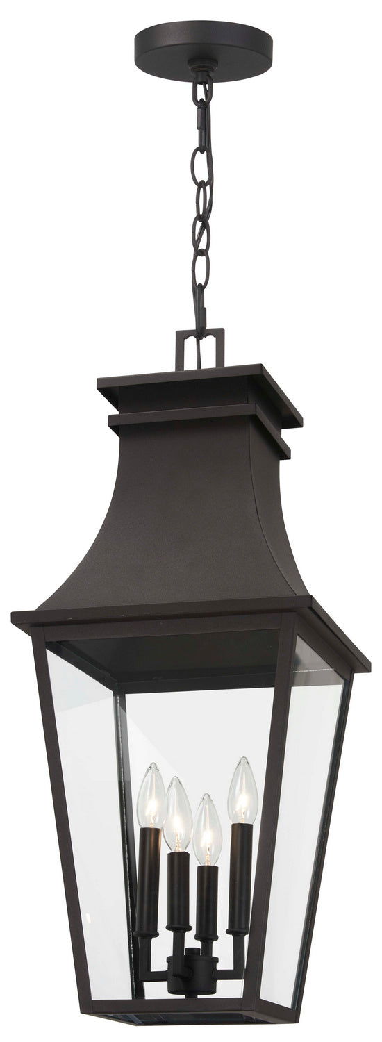 Minka-Lavery - 7999-66 - Four Light Outdoor Chain Hung - Gloucester - Sand Coal from Lighting & Bulbs Unlimited in Charlotte, NC