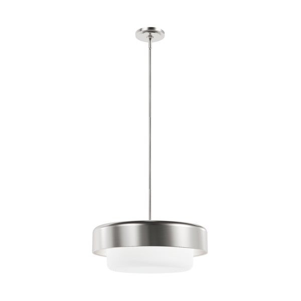 Hunter - 19274 - Three Light Pendant - Station - Brushed Nickel from Lighting & Bulbs Unlimited in Charlotte, NC