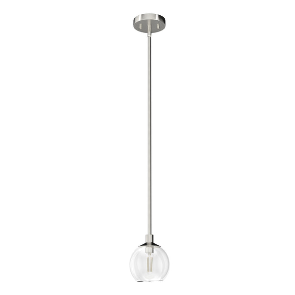 Hunter - 19505 - One Light Mini Pendant - Xidane - Brushed Nickel from Lighting & Bulbs Unlimited in Charlotte, NC