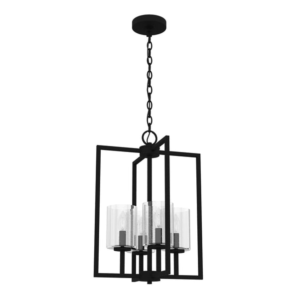 Hunter - 19538 - Four Light Pendant - Kerrison - Natural Black Iron from Lighting & Bulbs Unlimited in Charlotte, NC
