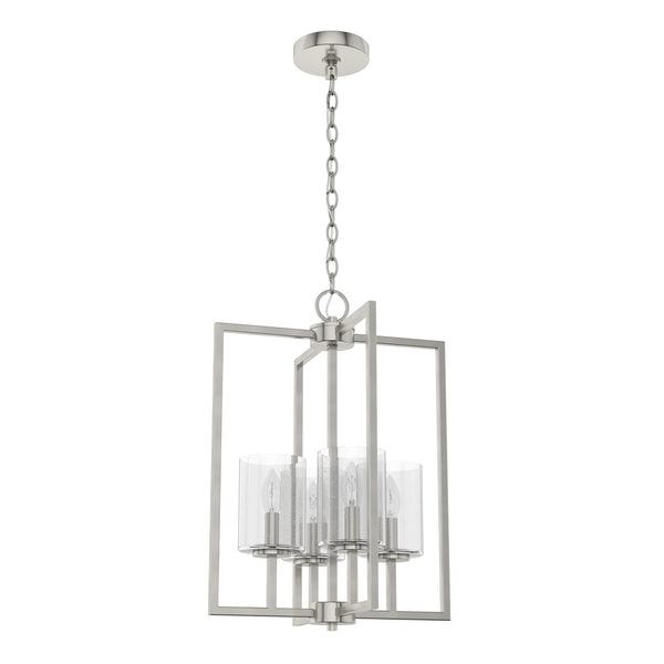 Hunter - 19539 - Four Light Pendant - Kerrison - Brushed Nickel from Lighting & Bulbs Unlimited in Charlotte, NC