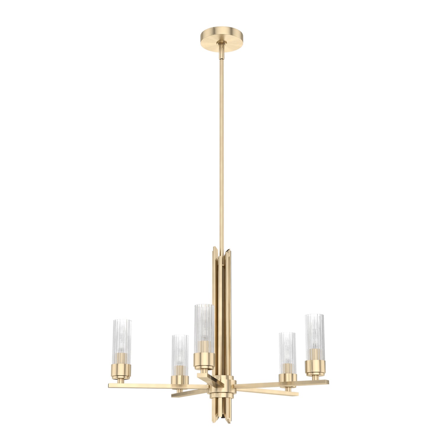 Hunter - 19783 - Five Light Chandelier - Gatz - Alturas Gold from Lighting & Bulbs Unlimited in Charlotte, NC
