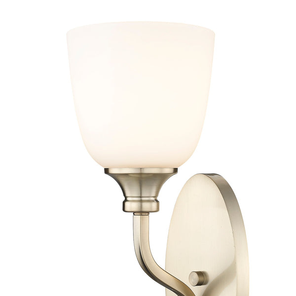 Millennium - 491001-MG - One Light Wall Sconce - Alberta - Modern Gold from Lighting & Bulbs Unlimited in Charlotte, NC