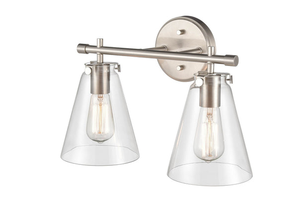 Millennium - 8122-BN - Two Light Vanity - Aliza - Brushed Nickel from Lighting & Bulbs Unlimited in Charlotte, NC