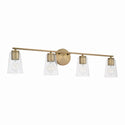 Capital Lighting - 148641AD-537 - Four Light Vanity - Portman - Aged Brass from Lighting & Bulbs Unlimited in Charlotte, NC