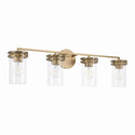 Capital Lighting - 148741AD-539 - Four Light Vanity - Fuller - Aged Brass from Lighting & Bulbs Unlimited in Charlotte, NC