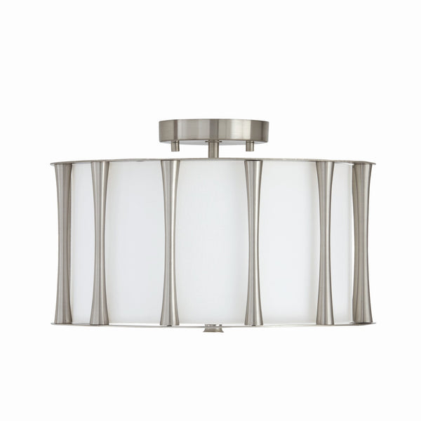 Capital Lighting - 244631BN - Three Light Semi-Flush Mount - Bodie - Brushed Nickel from Lighting & Bulbs Unlimited in Charlotte, NC