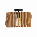 Capital Lighting - 244632WK - One Light Semi-Flush Mount - Archer - Light Wood and Matte Black from Lighting & Bulbs Unlimited in Charlotte, NC