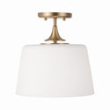 Capital Lighting - 248911AD - One Light Semi-Flush Mount - Presley - Aged Brass from Lighting & Bulbs Unlimited in Charlotte, NC