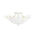 Capital Lighting - 249531XW - Three Light Semi-Flush Mount - Eden - Textured White from Lighting & Bulbs Unlimited in Charlotte, NC