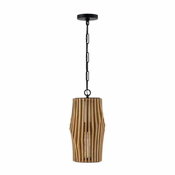 Capital Lighting - 344613WK - One Light Pendant - Archer - Light Wood and Matte Black from Lighting & Bulbs Unlimited in Charlotte, NC
