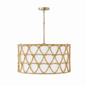 Capital Lighting - 347241MA - Four Light Pendant - Tulum - Matte Brass from Lighting & Bulbs Unlimited in Charlotte, NC