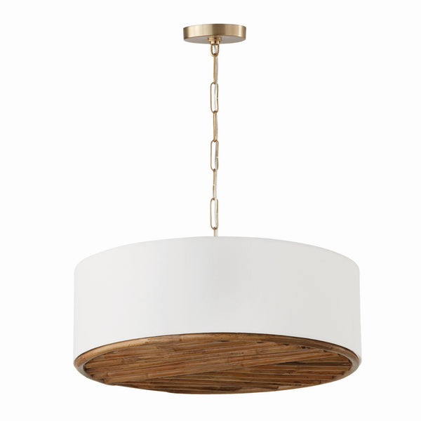Capital Lighting - 347441MA - Four Light Pendant - Soleil - Matte Brass from Lighting & Bulbs Unlimited in Charlotte, NC
