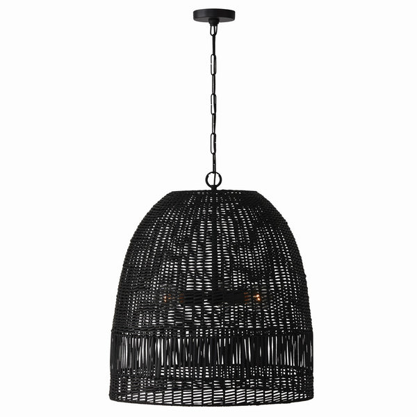Capital Lighting - 347533MB - Three Light Pendant - Naomi - Matte Black from Lighting & Bulbs Unlimited in Charlotte, NC