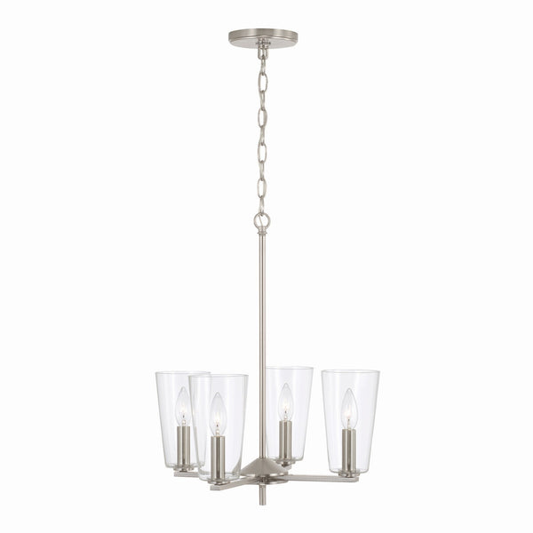 Capital Lighting - 348641BN-538 - Four Light Pendant - Portman - Brushed Nickel from Lighting & Bulbs Unlimited in Charlotte, NC