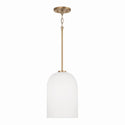 Capital Lighting - 348811AD - One Light Pendant - Lawson - Aged Brass from Lighting & Bulbs Unlimited in Charlotte, NC