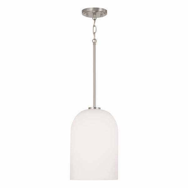 Capital Lighting - 348811BN - One Light Pendant - Lawson - Brushed Nickel from Lighting & Bulbs Unlimited in Charlotte, NC
