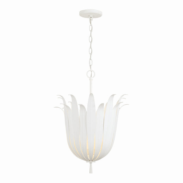 Capital Lighting - 349542XW - Four Light Pendant - Eden - Textured White from Lighting & Bulbs Unlimited in Charlotte, NC