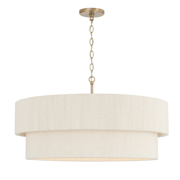 Capital Lighting - 349842MA - Four Light Pendant - Delaney - Matte Brass from Lighting & Bulbs Unlimited in Charlotte, NC