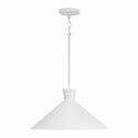 Capital Lighting - 350312XW - One Light Pendant - Paloma - Textured White from Lighting & Bulbs Unlimited in Charlotte, NC