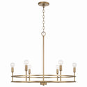 Capital Lighting - 448761AD - Six Light Chandelier - Fuller - Aged Brass from Lighting & Bulbs Unlimited in Charlotte, NC
