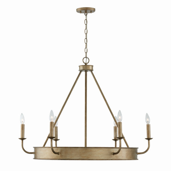 Capital Lighting - 449261ML - Six Light Chandelier - Nole - Mystic Luster from Lighting & Bulbs Unlimited in Charlotte, NC