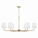 Capital Lighting - 449461AD-706 - Six Light Chandelier - Brody - Aged Brass from Lighting & Bulbs Unlimited in Charlotte, NC