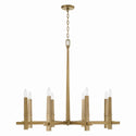 Capital Lighting - 449681AD - Eight Light Chandelier - Blake - Aged Brass from Lighting & Bulbs Unlimited in Charlotte, NC