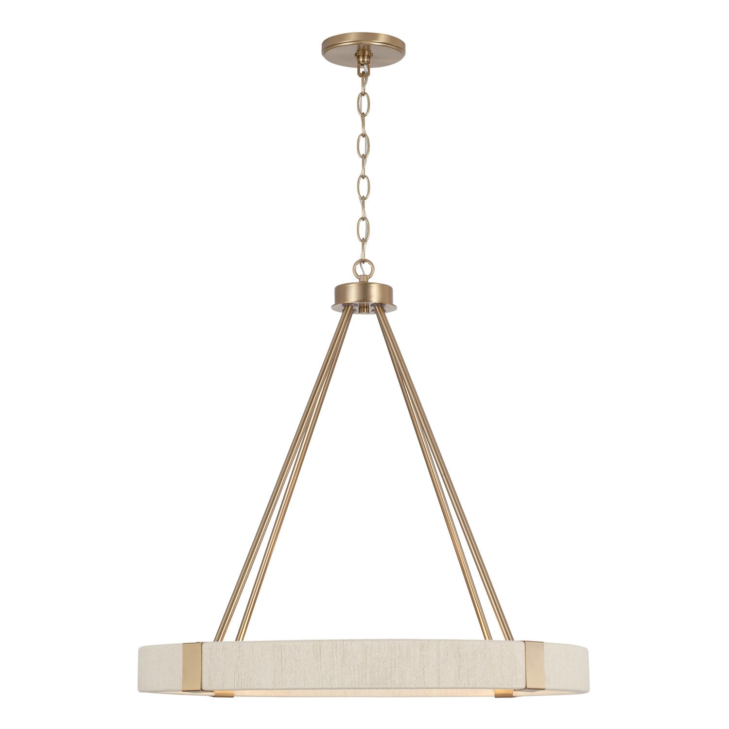 Capital Lighting - 449841MA - Four Light Chandelier - Delaney - Matte Brass from Lighting & Bulbs Unlimited in Charlotte, NC