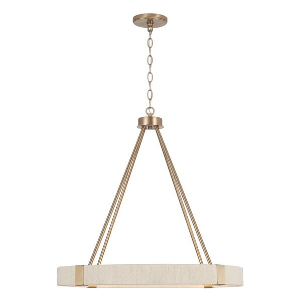 Capital Lighting - 449841MA - Four Light Chandelier - Delaney - Matte Brass from Lighting & Bulbs Unlimited in Charlotte, NC