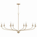 Capital Lighting - 449981MA - Eight Light Chandelier - Dolan - Matte Brass from Lighting & Bulbs Unlimited in Charlotte, NC