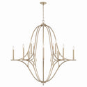 Capital Lighting - 450001BS - 12 Light Chandelier - Claire - Brushed Champagne from Lighting & Bulbs Unlimited in Charlotte, NC