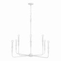 Capital Lighting - 450381XW - Eight Light Chandelier - Paloma - Textured White from Lighting & Bulbs Unlimited in Charlotte, NC